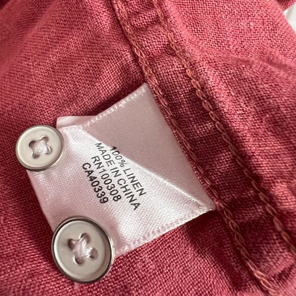 Peter Millar Seaside Men's Kiva Beach Linen Sport Shirt Men's Size XL - Picture 6 of 9